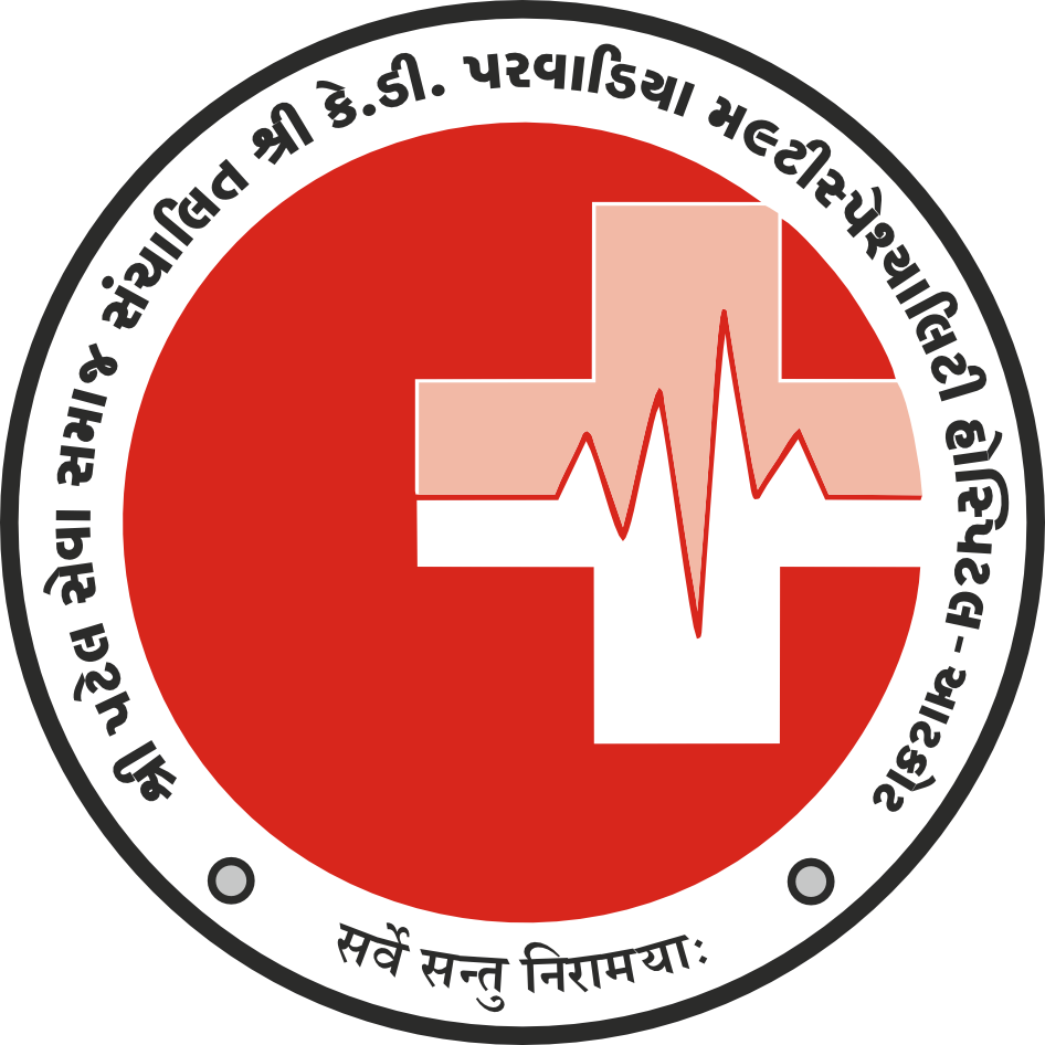 Shri K.D. Parvadiya Hospital Logo